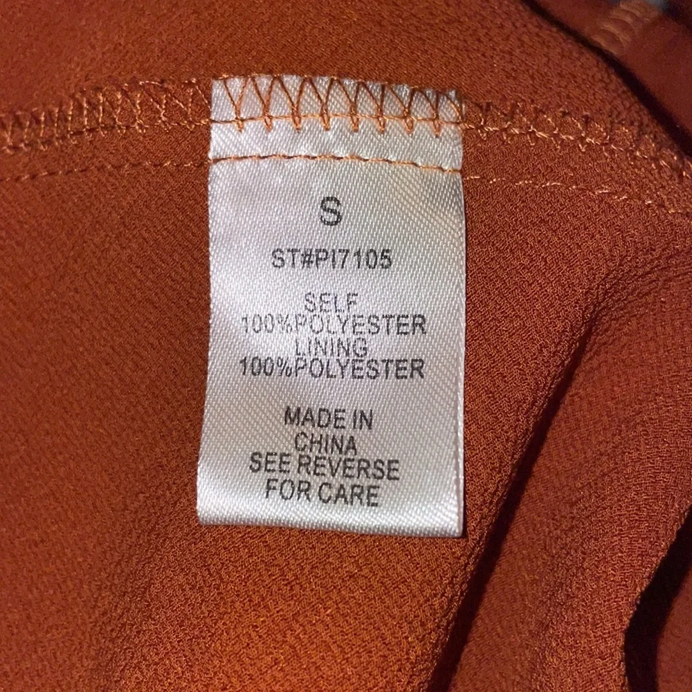 Burt orange romper - Picture 6 of 6